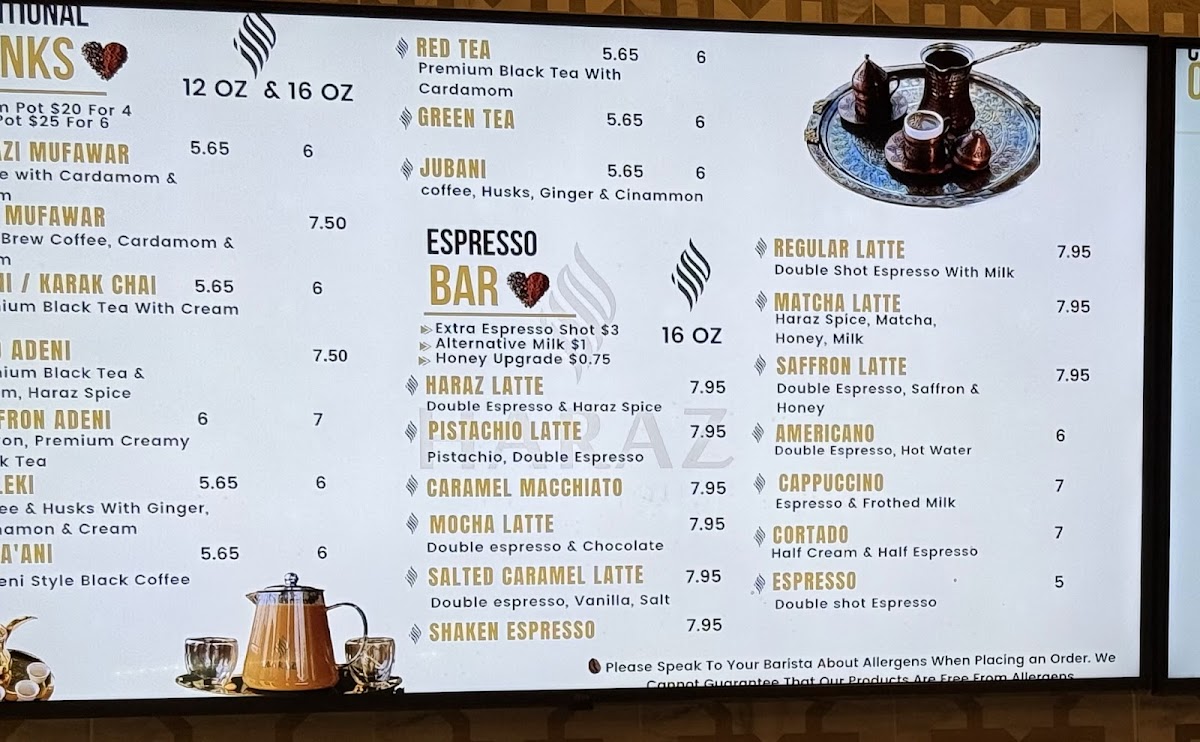 Haraz Coffee House Menu - Image 3